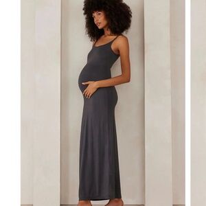 Bumpsuit maternity dress - Jane mocha